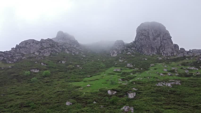 One of the peaks at Stara Planina mountain, Babin zub.	
