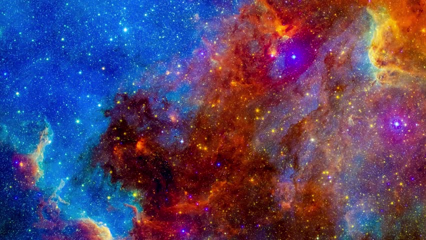 Beautiful stars and nebula in outer space. Elements of this video furnished by NASA. | Shutterstock HD Video #1099070907