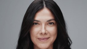 Happy Smiling Man and Woman Looking at Camera Close-up of Multiracial and Multiethnic. Collage of Positive Beautiful People. Fun Person Concept Many Ethnic, Diverse, Equality Race, Nationality View - Powered by Shutterstock - Get 15% off with code: PIKWIZARD15