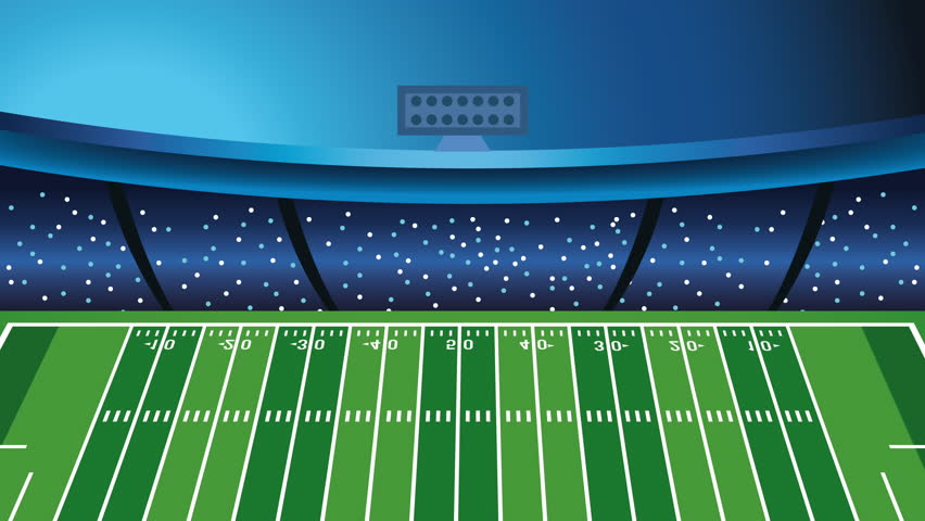 sport stadium place with hot dog ,4k video animated
