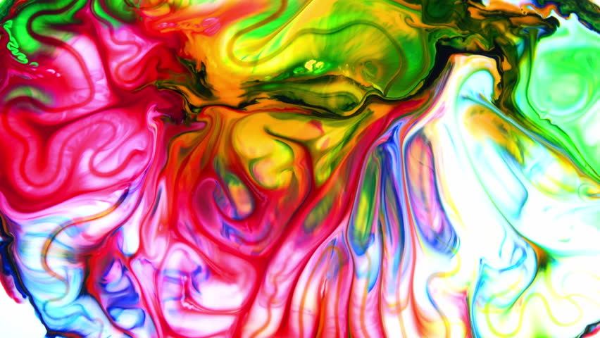 Fluid Painting Abstract Texture Intensive Colorful Mix Of Galactic Vibrant Colors Texture Style.