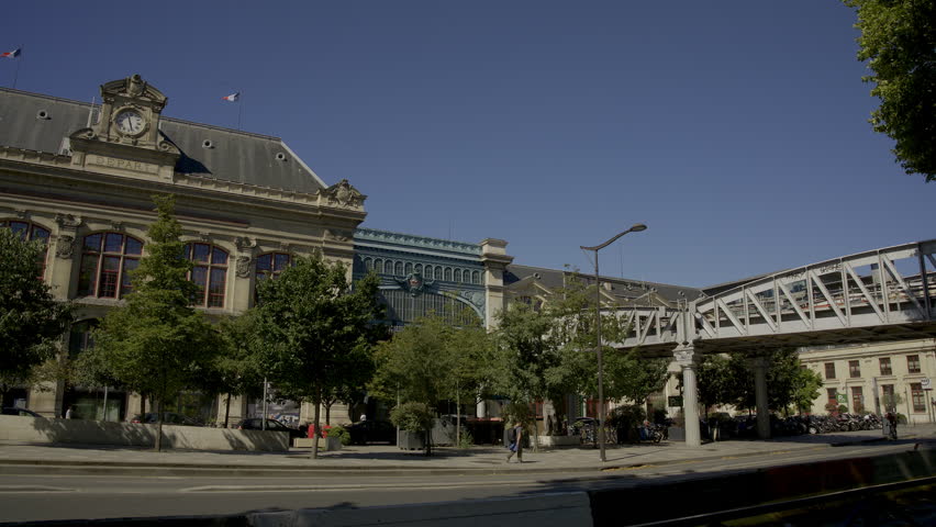 Austerlitz Railway and Subway Station, Paris, France.