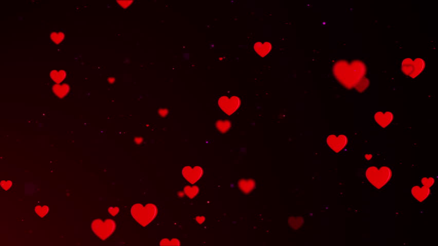 Valentine's day Pink Red Animation Hearts Greeting love hearts. Festive of bokeh, sparkles, hearts for Valentine's day, Valentines day, Wedding anniversary Seamless loop Background heart valentine day | Shutterstock HD Video #1099119389