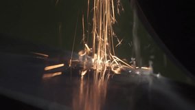 close up of splashing water, fire, while engine is running - stock video footage taken sony a 7s 