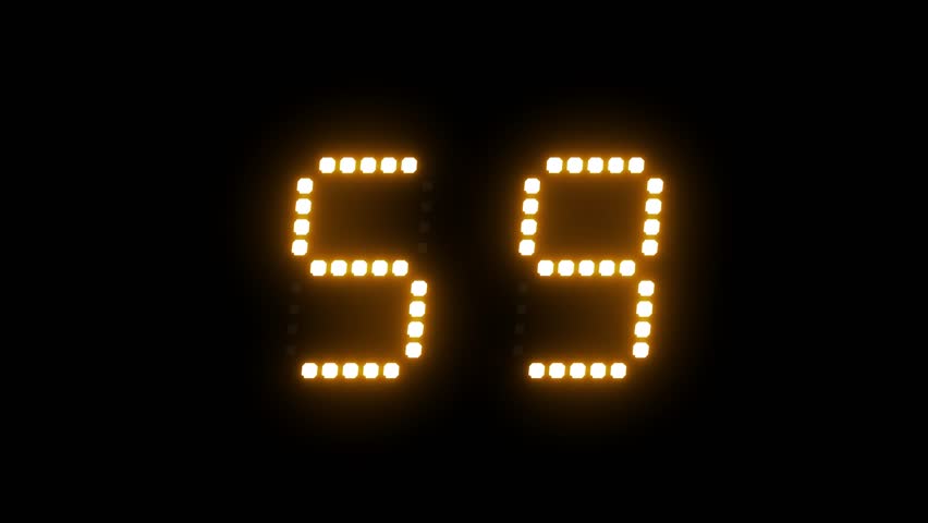 Countdown 1 minute. Countdown 60 second. | Shutterstock HD Video #1099130851