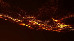 Futuristic wave with dots. Big data concept. 3D rendering. Abstract technology background. 4k animation. - Powered by Shutterstock - Get 15% off with code: PIKWIZARD15