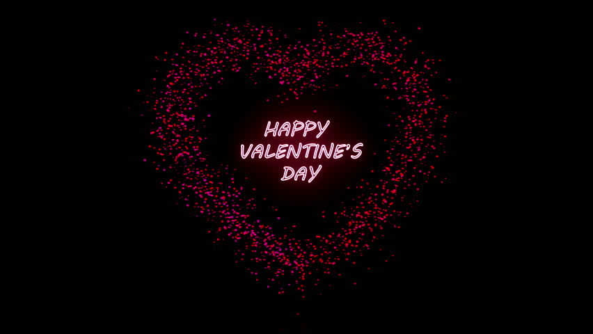 logo valentines day and love animation, shiny and glitter heart, valentine and marriage concept, dark pink purple gradient background valentine's day, anniversary, mother's day, marriage, invitation Royalty-Free Stock Footage #1099161167
