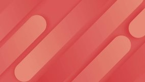 Abstract shape lines, animated 4K background. Red color.