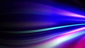 a colorful pink and blue light ray image with a black background