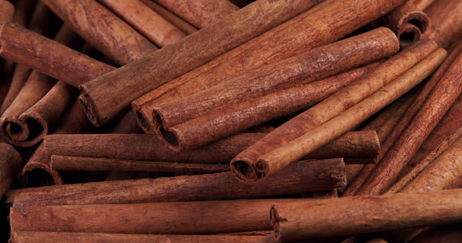 Cinnamon sticks rotate as a background. Fragrant cinnamon close-up. Spices with cinnamon. Food cooking video concept. | Shutterstock HD Video #1099172865