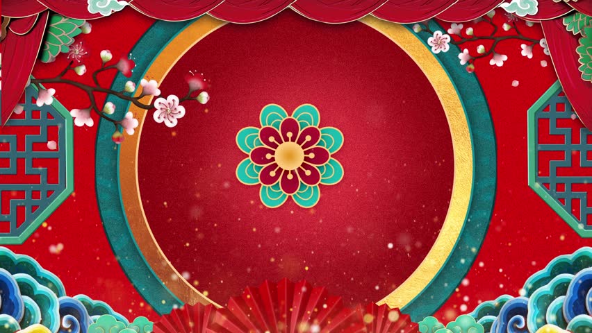 Chinese New Year 2023: A Dynamic LED Display in 4K, a perfect animation for the year of rabbit Royalty-Free Stock Footage #1099195115