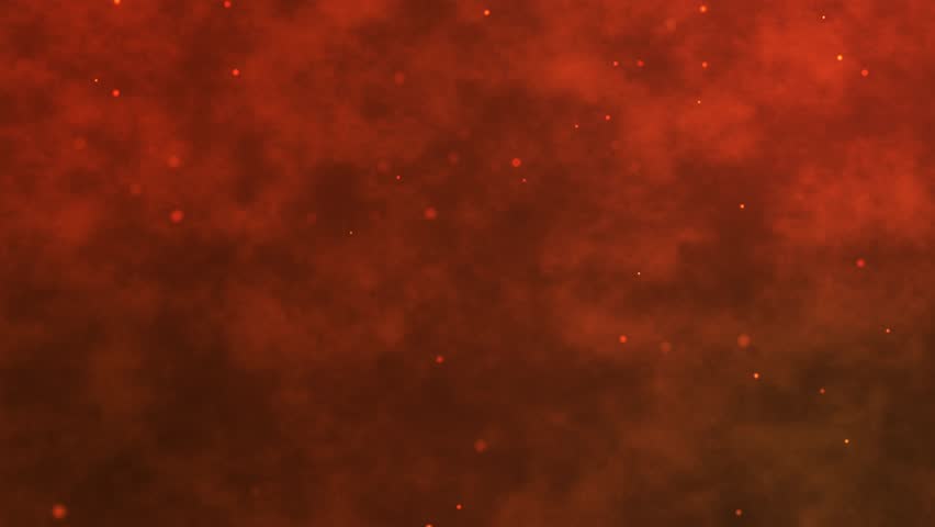 Red glowing festive particles fall on smoke background | Shutterstock HD Video #1099204971