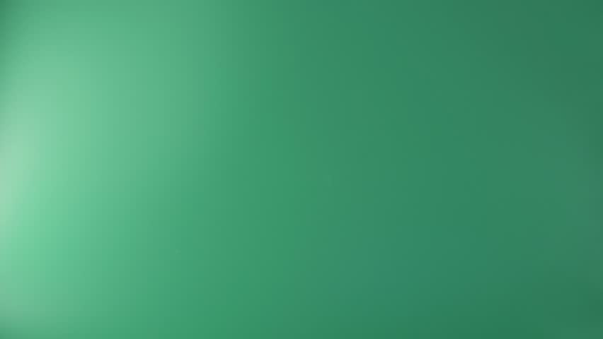 female hand holding out a ticket with a dollar sign. Business or gift concept. Green background