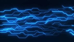 Digital Data moving on Circuit Board and CPU loop backgrounds. Computer Processing and organizing data. Abstract high tech Artificial intelligence (AI), data mining, modern computer technology surface - Powered by Shutterstock - Get 15% off with code: PIKWIZARD15