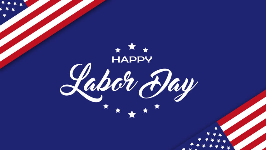 Happy Labor Day Handwritten Animated Text . Suitable for business, banners, posters, celebrations, events, etc. Labor day and celebration concept digitally generated video. | Shutterstock HD Video #1099232107
