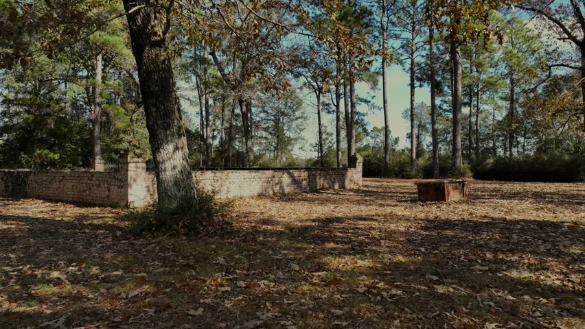 Old confederate cemetery in Spanish Fort, Alabama