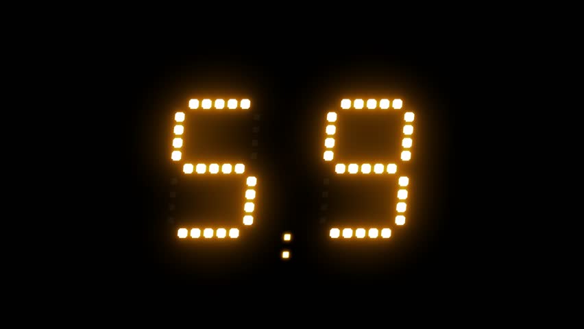 Countdown 1 minute. Countdown 60 second. | Shutterstock HD Video #1099253715