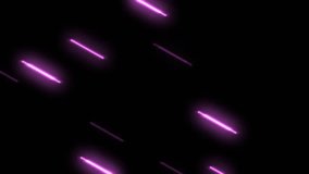 neon glowing line lights animation backdrop motion lights background , animated corporate , hi tech modern , trendy wallpaper Seamless loop of 2D animation of glowing horizontal lines streaming across