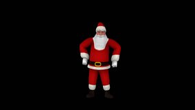 Santa Christmas Dancing 3D Video Animation