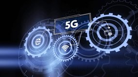 The concept of 5G network, high-speed mobile Internet, new generation networks. Business, modern technology, internet and networking concept.        - Powered by Shutterstock - Get 15% off with code: PIKWIZARD15