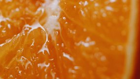 footage of fresh orange juice