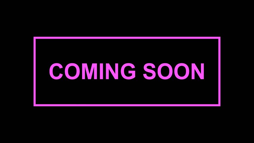 Coming Soon text animation video. These animations are perfect for your videos for everyone to enjoy. Perfect for outro videos, overlays and transitions.