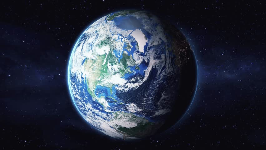 Earth zoom in from space to Madison, Wisconsin, USA in Wisconsin State Capitol. Followed by zoom out through clouds and atmosphere into space. Satellite view. Travel intro