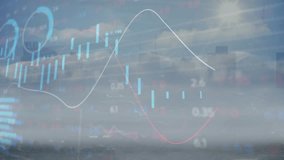 Animation of cityscape, binary coding data processing over house. Global business, finance, computing and data processing concept digitally generated video. - Powered by Shutterstock - Get 15% off with code: PIKWIZARD15