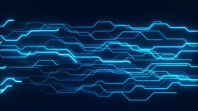 Digital Data moving on Circuit Board and CPU loop backgrounds. Computer Processing and organizing data. Abstract high tech Artificial intelligence (AI), data mining, modern computer technology surface - Powered by Shutterstock - Get 15% off with code: PIKWIZARD15