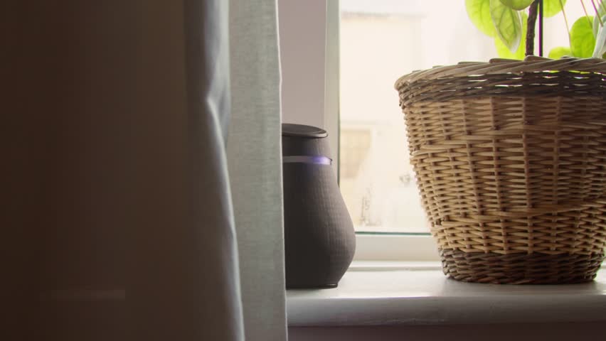 Smart Speaker Unbranded Home Device - Dolly In | Shutterstock HD Video #1099321843