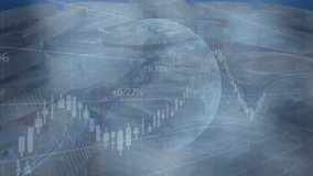 Animation of statistics and data processing over coins. Global business, finances, computing and data processing concept digitally generated video. - Powered by Shutterstock - Get 15% off with code: PIKWIZARD15