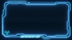 Futuristic HUD Interface Screen Design. Sci-Fi Virtual Reality Technology View Display. Glitch hud interface, HUD Hi-Tech Futuristic Display, virtual monitor for games.Tech and science Looped HUD data - Powered by Shutterstock - Get 15% off with code: PIKWIZARD15