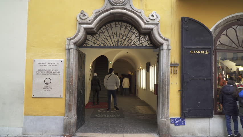 SALZBURG, AUSTRIA - CIRCA 2022: Mozart