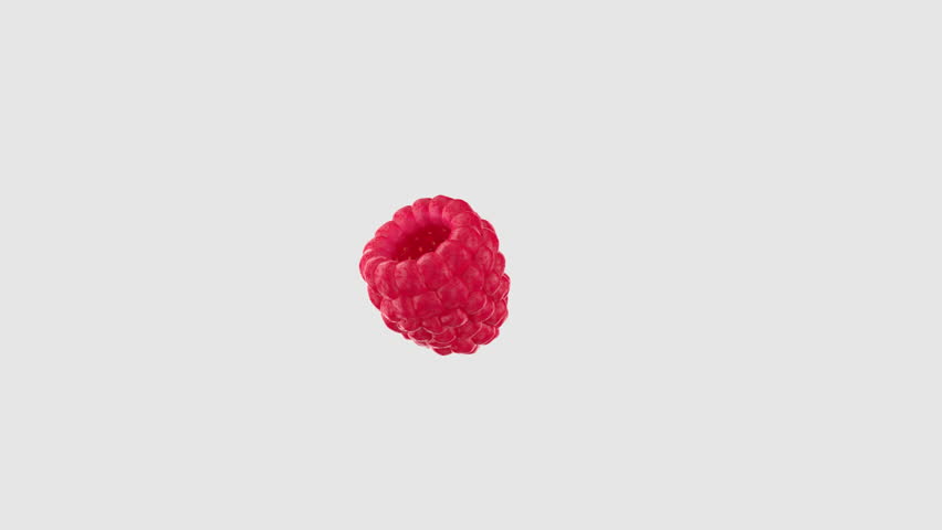 3d rendering of Raspberry rotates on a white screen.
 Royalty-Free Stock Footage #1099342313