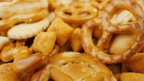 Pretzels. Salty snacks with poppy seeds. Close up view - Powered by Shutterstock - Get 15% off with code: PIKWIZARD15