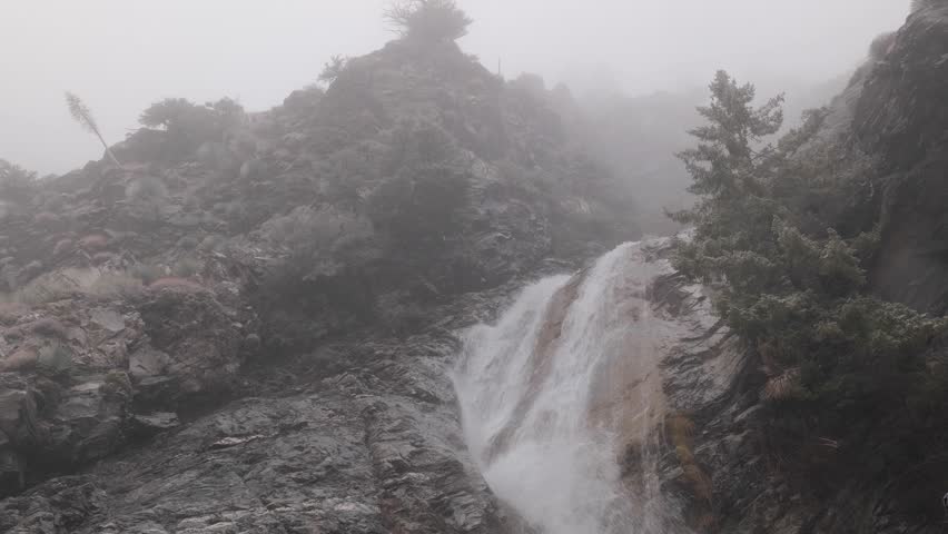 San Antonio fall in the Angeles national forest.