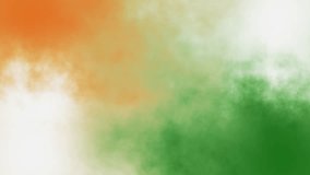 Indian flag 26 January abstract grunge texture, watercolour splashes motion background. Seamless loop video animation. 4K footage 3840x2160 - Powered by Shutterstock - Get 15% off with code: PIKWIZARD15