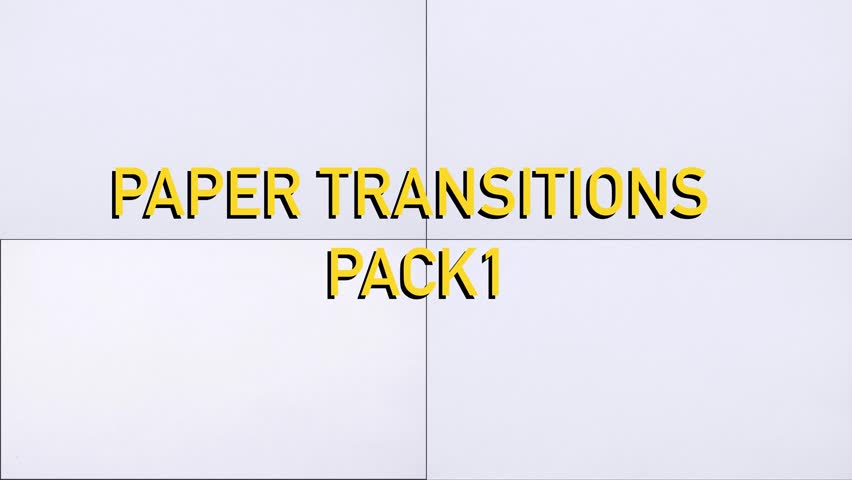 Pack of paper transitions in stop motion animation style. Wrinkled white paper.  Royalty-Free Stock Footage #1099394605