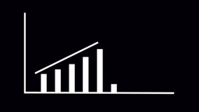 abstract beautiful graph chart animation background  - Powered by Shutterstock - Get 15% off with code: PIKWIZARD15