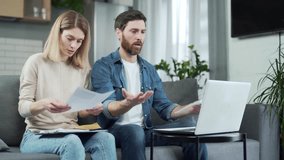 Accounting at Home Difficulties with entering data using Laptop computer and documents Streessed Man Filling Tax Forms Scared Bankruptcy Paperwork Problems Bills Invoices Budget Financial Difficulty - Powered by Shutterstock - Get 15% off with code: PIKWIZARD15