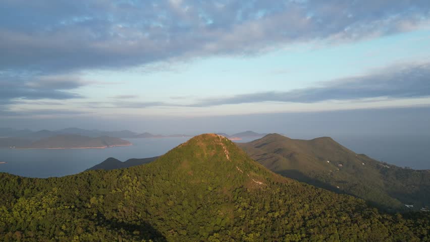 A landscape of High Junk Peak trail, hk | Shutterstock HD Video #1099422581