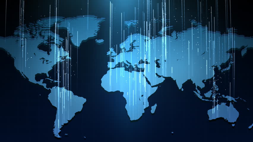 Earth map with light streak, Global communication concept, 4k Resolution. | Shutterstock HD Video #1099443719