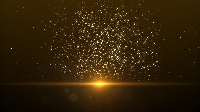 Golden particles background, Luxury concept, Backdrop, Empty space, 4k Resolution. | Shutterstock HD Video #1099443723