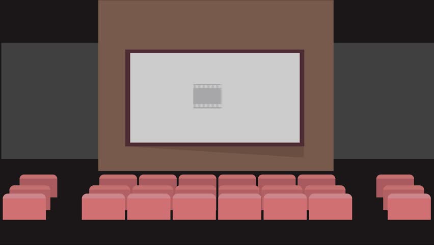  Cinema hall video animation in 4k resolution | Shutterstock HD Video #1099445217