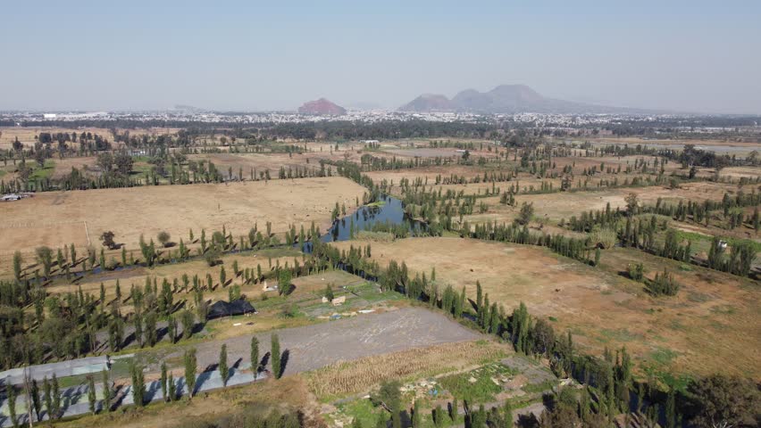 Xochimilco, mexico aereal video 6