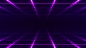Synthwave wireframe net seamless loop. Abstract digital background. 80s, 90s Retro futurism, Retro wave cyber grid. Top and bottom surfaces. Neon lights glowing. Starry background. 3D Rendering	
 - Powered by Shutterstock - Get 15% off with code: PIKWIZARD15