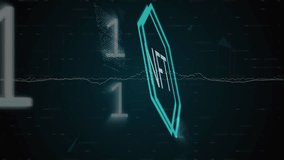 Animation of nft text and data processing on black background. Global technology, computing and digital interface concept digitally generated video. - Powered by Shutterstock - Get 15% off with code: PIKWIZARD15