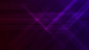 Red violet abstract glowing minimal background with lines. Seamless looping motion design. Video animation Ultra HD 4K 3840x2160