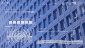 Animation of data processing and media icons over modern building. Global business and digital interface concept digitally generated video. - Powered by Shutterstock - Get 15% off with code: PIKWIZARD15