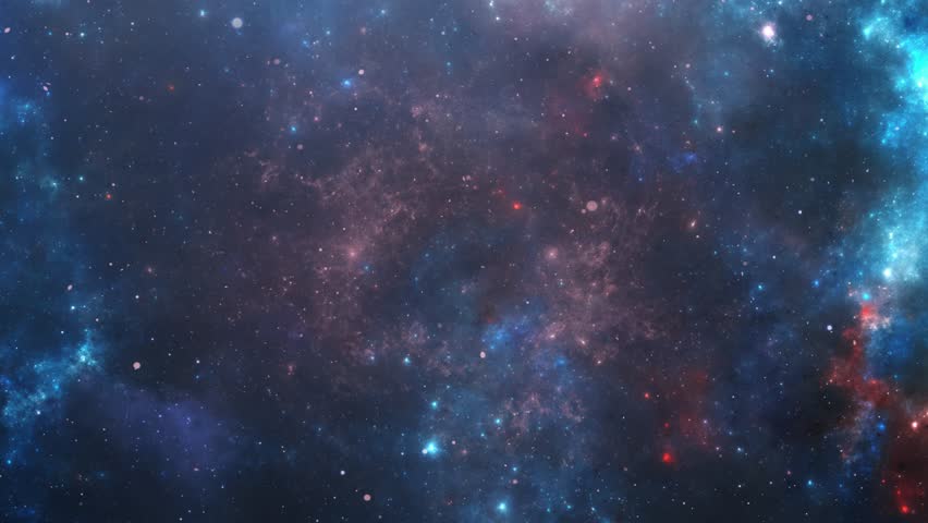 Nebula and space dust in the middle of the universe | Shutterstock HD Video #1099478201
